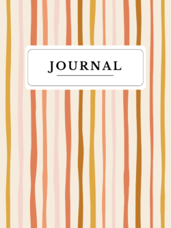 Lined Journal Notebook, 8.5"x11", 102 pages