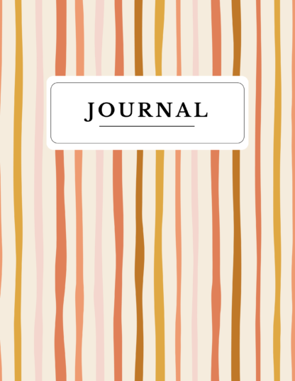 Lined Journal Notebook, 8.5"x11", 102 pages