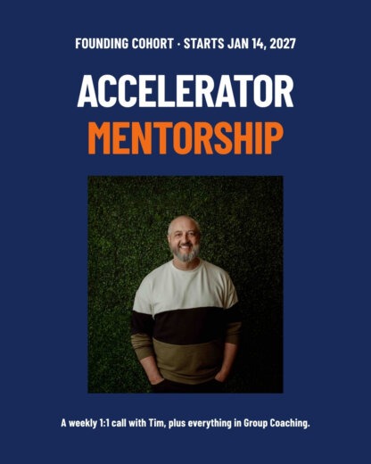 Next Level Leadership Accelerator 1:1 Mentorship, founding cohort starting January 14, 2027