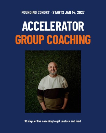 Next Level Leadership Accelerator Group Coaching, founding cohort starting January 14, 2027