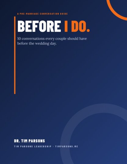 Before I Do pre-marriage conversation guide cover