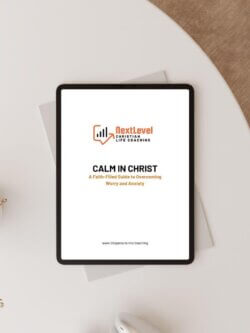 Calm in Christ anxiety workbook cover