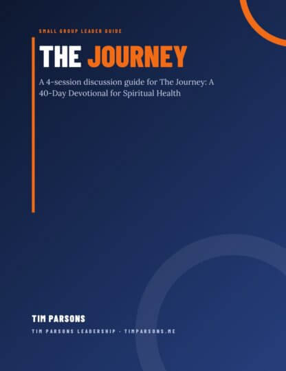 The Journey Small Group Leader Guide cover
